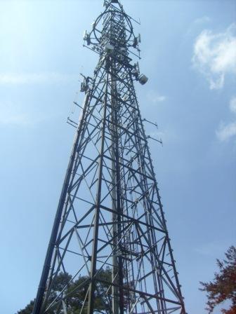 Mast on the summit of Crowborough