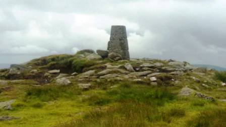 Summit of Sawel Mountain