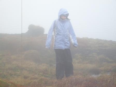 Mai Ling in a very bleak and remote place!