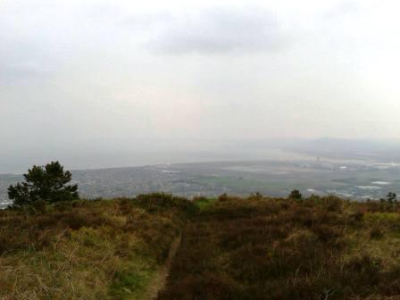 Looking over Port Talbort from Mynydd Dinas