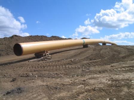 Pipeline works on Scaleber Hill