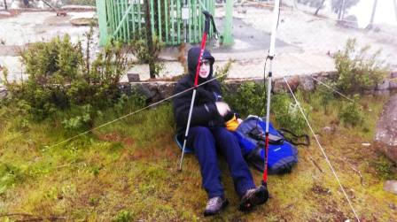 Jimmy operating on 20m SSB