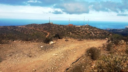 View across the whole summit area