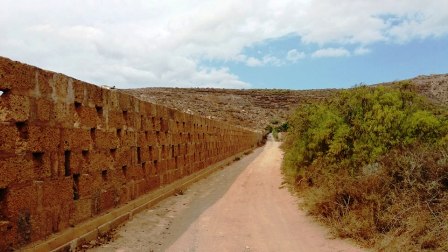 Initial approach to the mountain