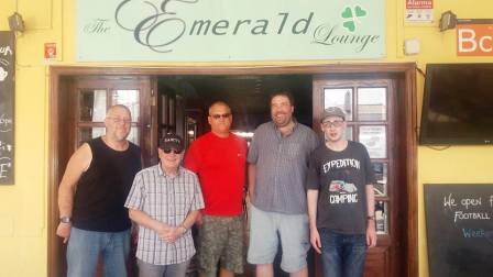 Larry EA8/M0HVE, Gerry EA8CTB, Stewart EA8/GM0GTU, Tom EA8/M1EYP, Jimmy EA8/M0HGY