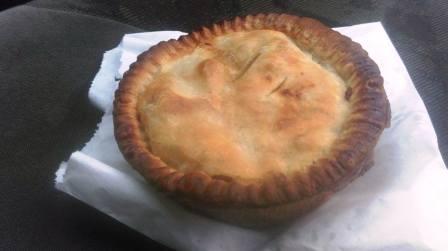 A Spearing's meat & potato pie