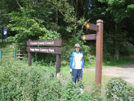 Langley entrance to Teggs Nose Country Park