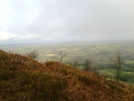 Murky view over the Cheshire Plain