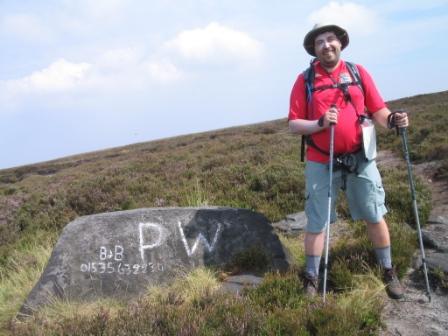 Tom, on the path up to "The Sea"