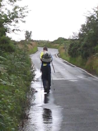 The road up to Mow Cop