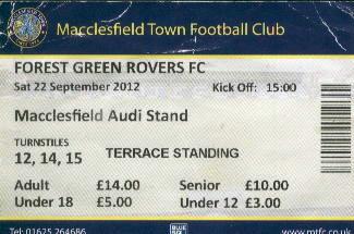 Home v Forest Green Rovers, 2012