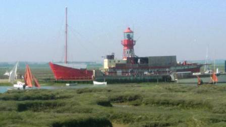 Lightship as the path came back into the village