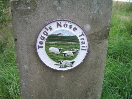 Teggs Nose Trail sign