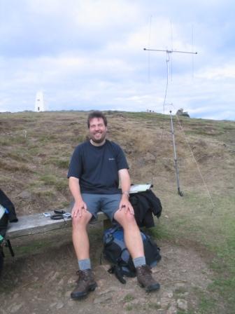 Tom M1EYP/P on Worcestershire Beacon G/WB-009