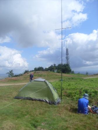 Operating position on the summit