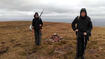 Jimmy & Liam at the summit