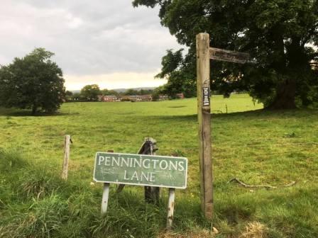 NW end of Penningtons Lane