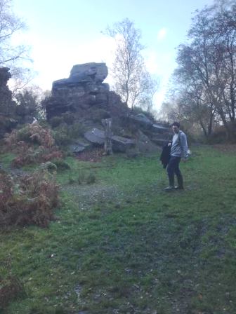 Liam close to Lud's Church