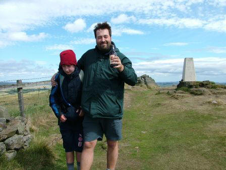 Windshields Crags - the highest point of Hadrian's Wall