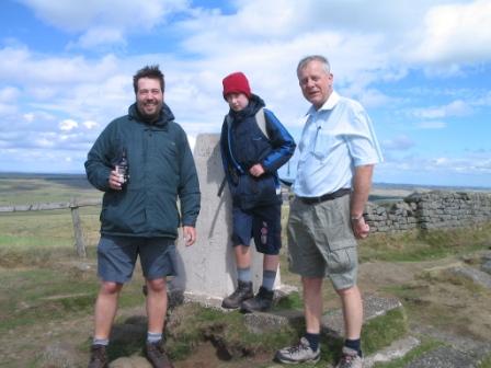 Tom and the two Jims on Windshields Crags