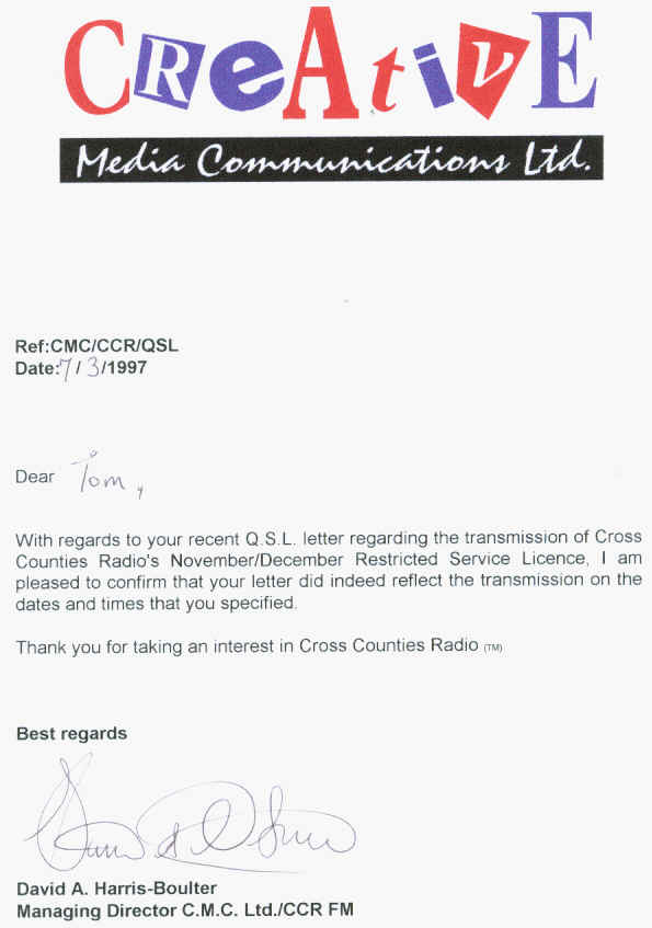 Cross Counties Radio