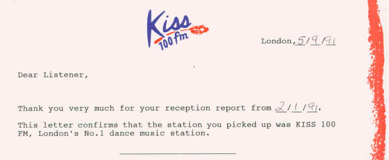 Kiss 100 FM, London