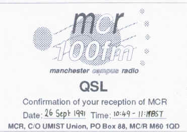 MCR 100 FM