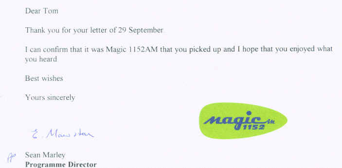 Magic 1152, Manchester