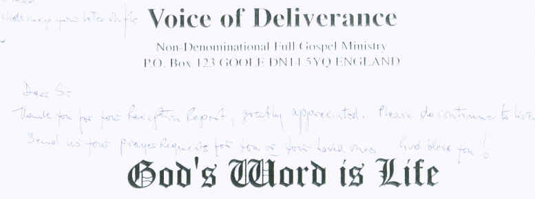Voice of Deliverance