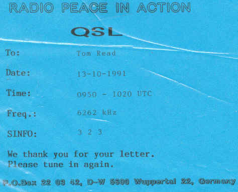 Radio Peace In Action