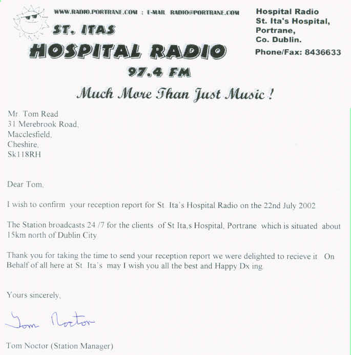 St Ita's Hospital Radio