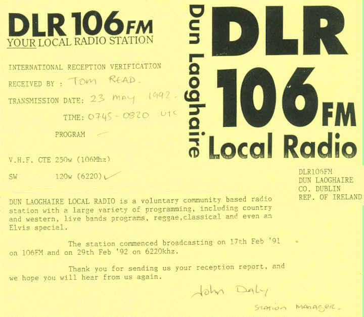 DLR 106 FM - Dun Laoghaire Local Radio