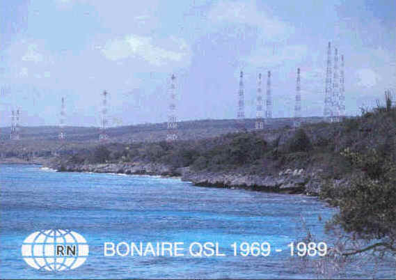 Radio Netherlands - special Bonaire QSL