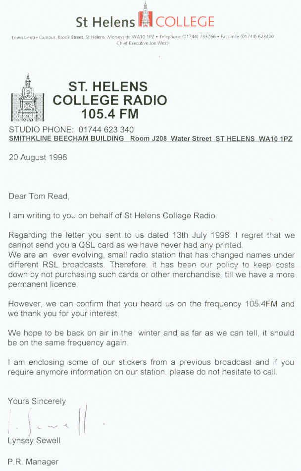 St Helens College Radio