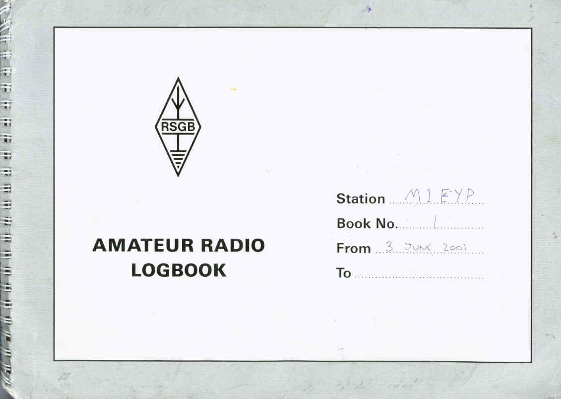 Amateur Radio Logbook - RSGB