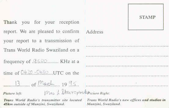 Trans World Radio Swaziland