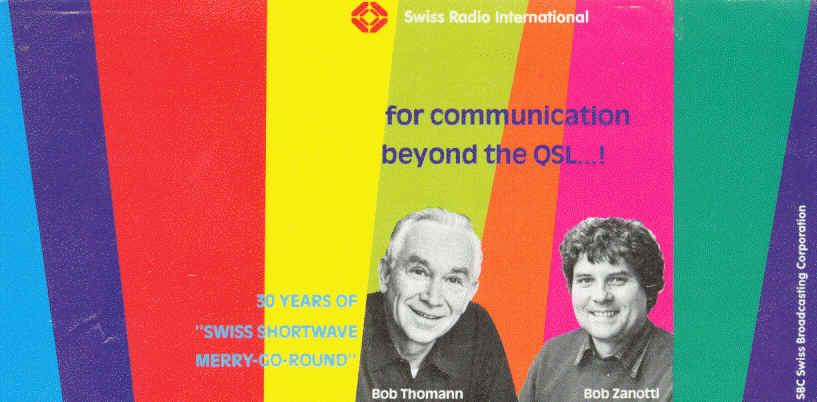 Swiss Radio International - Two Bobs card 1994