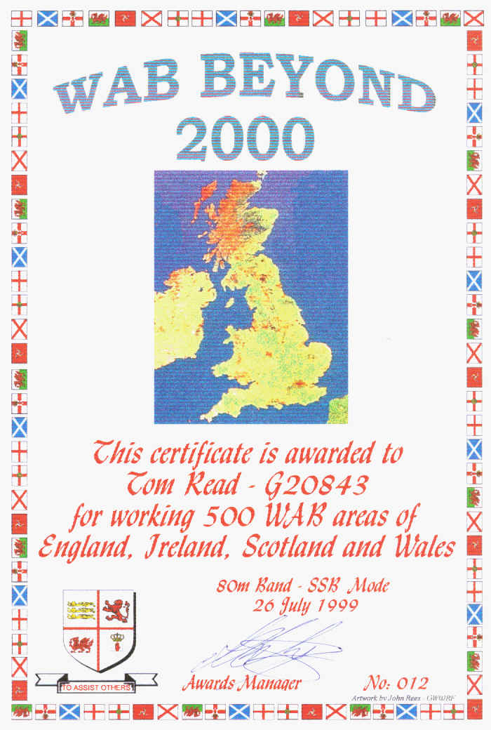 WAB Beyond 2000 Award
