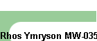 Rhos Ymryson MW-035
