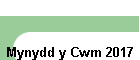 Mynydd y Cwm 2017