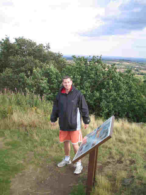 Steve on Bardon Hill