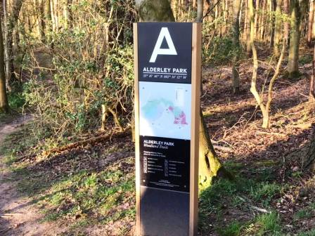 Boundary of Alderley Park