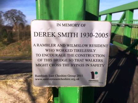 Derek Smith memorial plaque