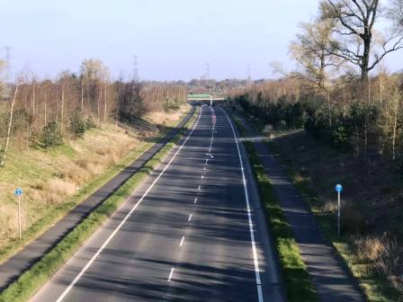 A34 bypass - unusually quiet during lockdown!