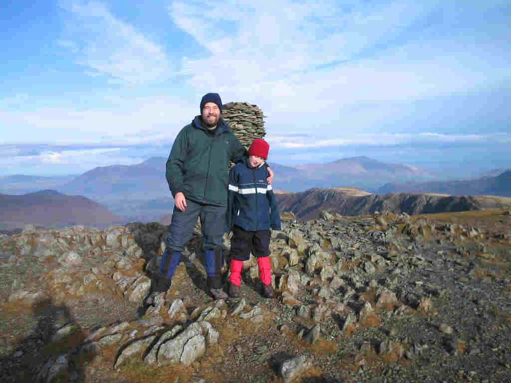 Tom & Jimmy at the summit of Dale Head