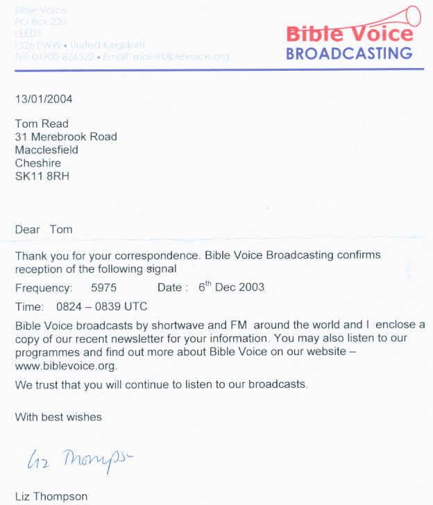 Bible Voice Broadcasting