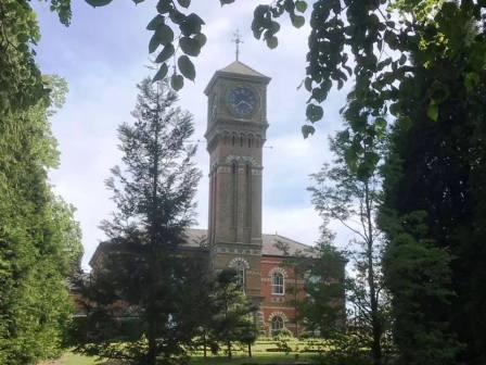 Clock tower of the old Parkside Hospital