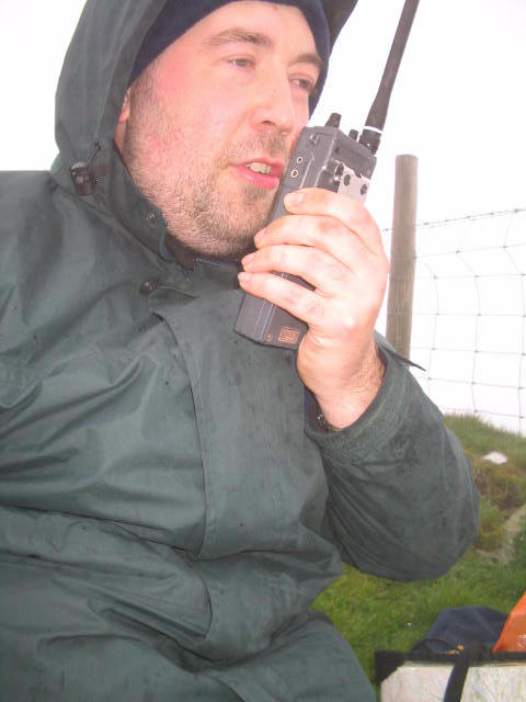 Tom GC4BJC/P activating Gyrn Moelfre GW/NW-049
