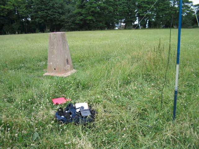 Haddington Hill CE-005 - this trig, at Aston Hill, is 7m lower the the true summit