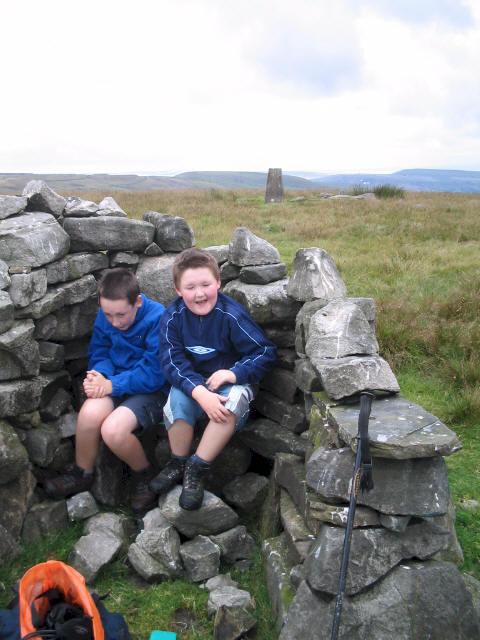 Jimmy and Liam on Top of Leach